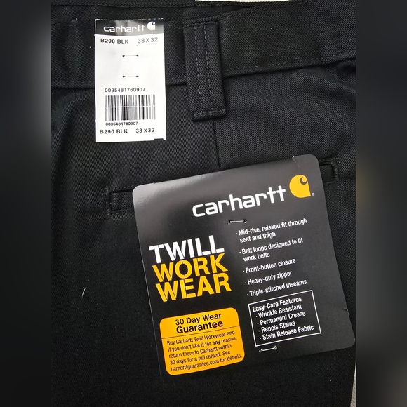 Carhartt twill work wear pants - Picture 2 of 3